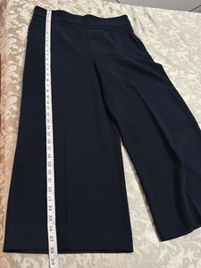 Wide Leg Cropped Trousers