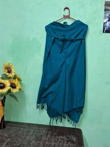 Teal Palazzo Pants with Tassels