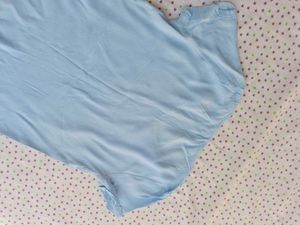 M Size Skyblue Top For Women