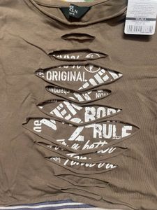 Distressed Graphic Tee