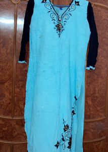 Black Blue Kurti