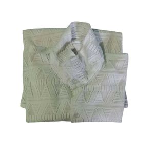 Patterned White Shirt