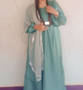 Sea Green Anarkali Suit