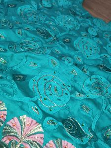 Teal Kurta Set