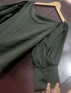 Olive Color Top For 34 Bust