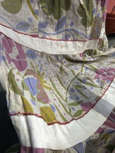Full Flare Long Cotton Skirt