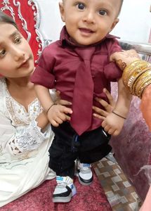 Baby Boy Outfit Joggers And  Shirt With Tie