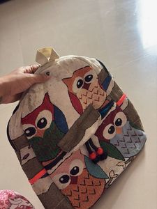 Owl Print Tapestry Backpack