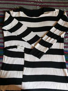 Striped Knit Top