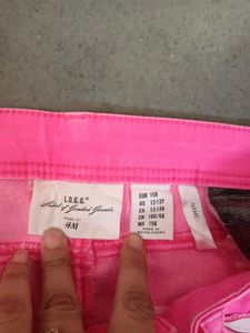 H&amp;M Neon Pink Jeans