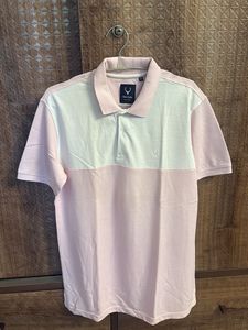 Allen Solly Pink & White Polo Shirt