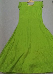 Parrot Green Colour Frock🦜