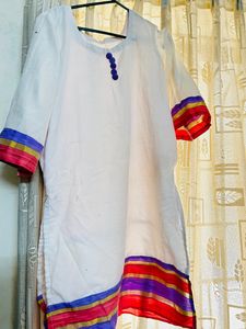 Kurti Suit Set -purple Pink