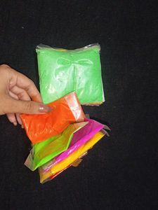 Colorful Holi Powder Pack Of 5 Colours