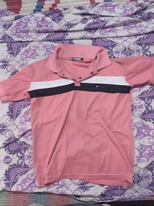 Tshirt Pink Colour For Men