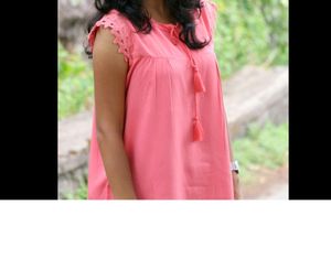 Pink Tassel Top