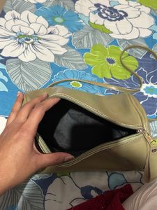 Olive Cylindrical Crossbody Bag