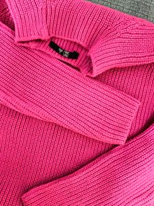 DNMX Cute Knitted Pink Pullover