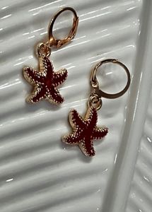 Starfish Drop Earrings