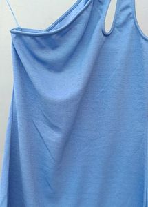 Blue One Shoulder Dress