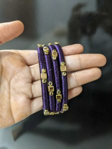 Golden Bangles Set of 4