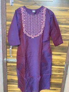 Beautiful Embroidery Kurti 💜