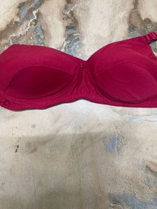 Burgundy Comfort Bra