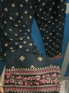 Black Polka Dot Embroidered Tunic