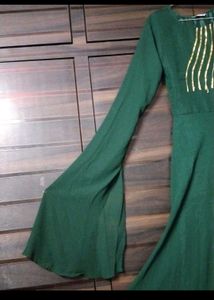 Elegant Green Ethnic Gown