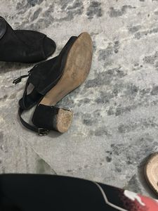 Black Sling Back Heels