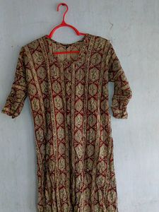 Vintage Print Dress