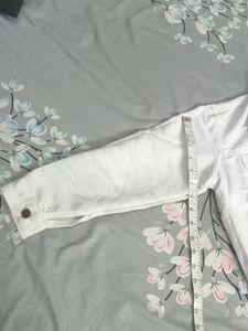 Trendy Jacket, Comfortable For Summers, White In C