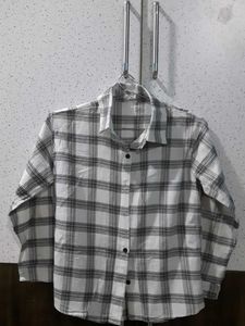 Plaid Shirt &amp; Tank Set