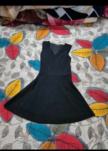 Kazo Black Skater Dress