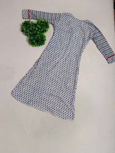 Cotton Printed Kurta – Office &amp; Daily Wear
