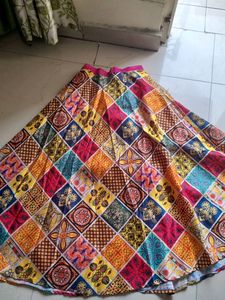 Front Open Kurti With Long Skirt