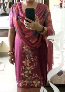 Floral Salwar Kameez Duppata