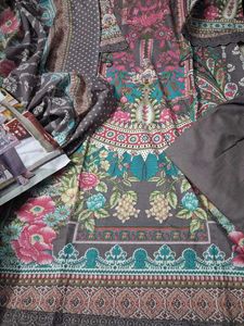Beautiful Pakistani Cotton Dress Xl Size