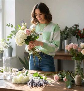 H&M Checkered Sweater