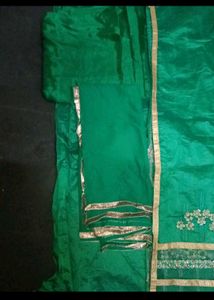 Embroidered Green Salwar Kameez