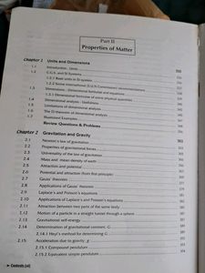 Classical Mechanics And Properties Of Matter