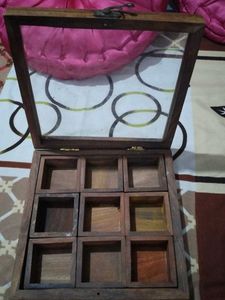 Wooden Spice Box