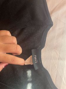 Black Long Sleeve Top