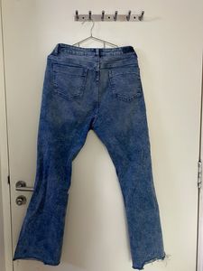 Distressed Flare Jeans