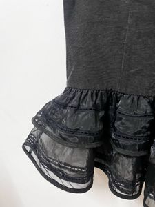 Black Peplum Top