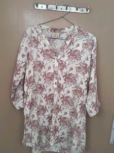 Zola Floral Print Tunic Top