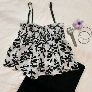 Floral Print Cami Top