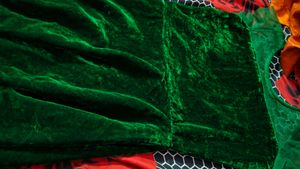 Emerald Green Velvet Dress