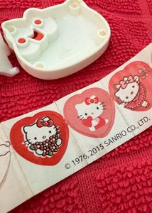 hello Kitty Ring For Kids With Stickers