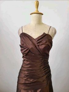Pinterest Satin Torso Pleated Dress